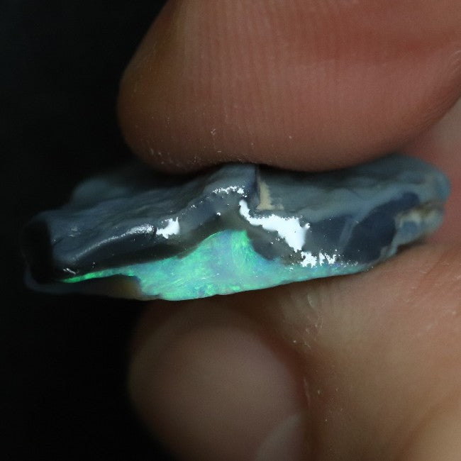 35.25 cts Australian Solid Black Opal Rough Parcel, Lightning Ridge Stones
