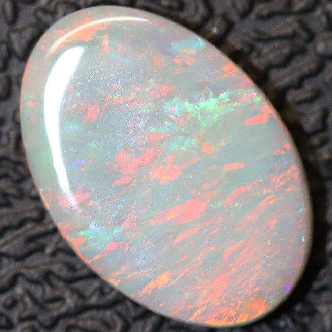 1.53 cts Australian Semi Black Opal Solid Lightning Ridge Cabochon Loose Stone