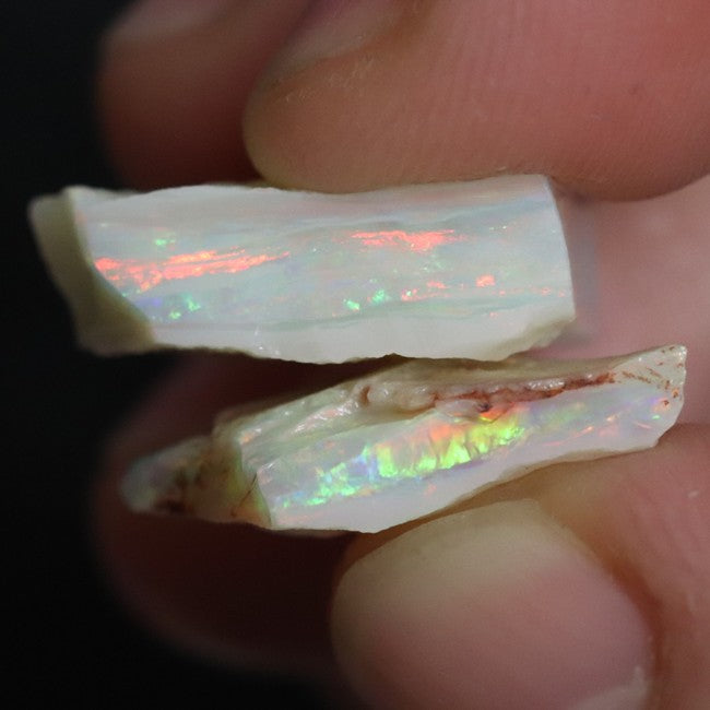 36.35 cts Australian Solid Semi Black Opal Rough Parcel, Lightning Ridge Stones