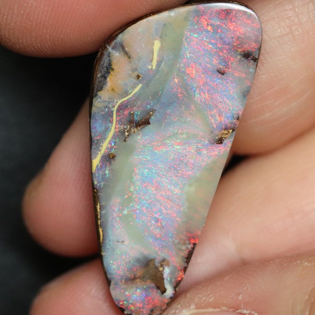 21.35 cts Australian Boulder Opal, Cut Loose Stone