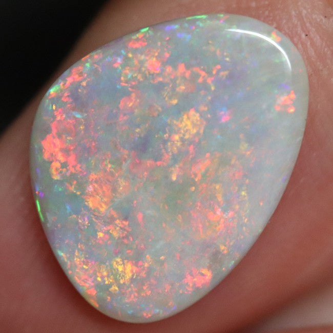 2.95 cts Australian Semi Black Opal, Solid Lightning Ridge Cabochon, Loose Gem Stone