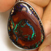 8.30 g Australian Boulder Opal with Silver Pendant : L 40.0 mm