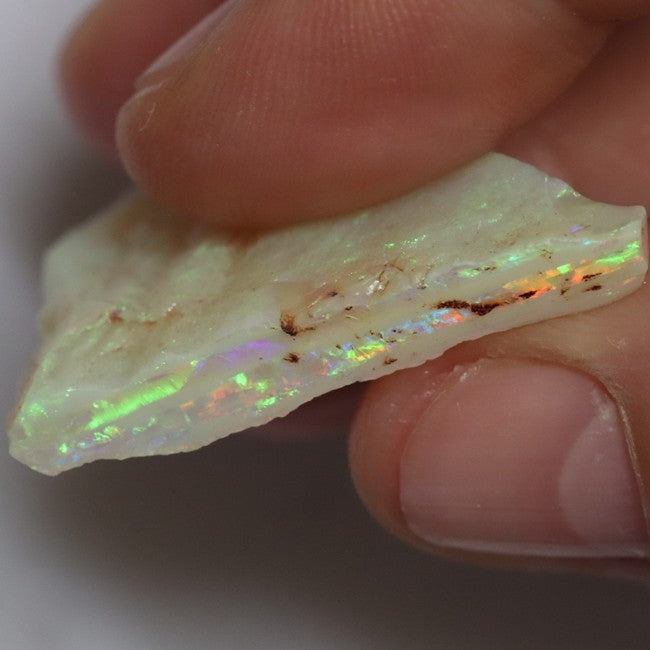 22.95 cts Australian Semi-Black Opal Rough for Carving, Lightning Ridge