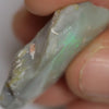32.50 cts Australian Semi Black Opal Rough, Lightning Ridge, Polished Specimen