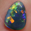 1.39 cts Australian Black Opal Lightning Ridge, Solid Gem Stone, Cabochon, Red Green Blue