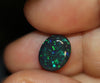 Black Opal Lightning Ridge Australian Solid Stone, Cabochon 2.75 ct