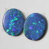 Australian Opal Doublet Stone Cabochon 2pcs 2.56 cts