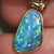 gold opal doublet pendant