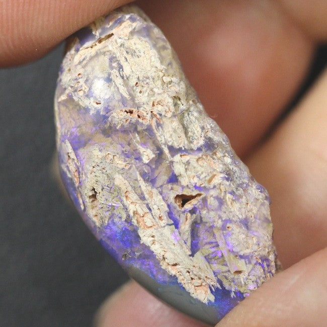 Australian Opal Lightning Ridge Wood Fossil, Polished Specimen Rough 25.05 cts