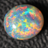 Semi Black Crystal Opal Solid Lightning Ridge Cabochon Loose Stone 1.72 cts